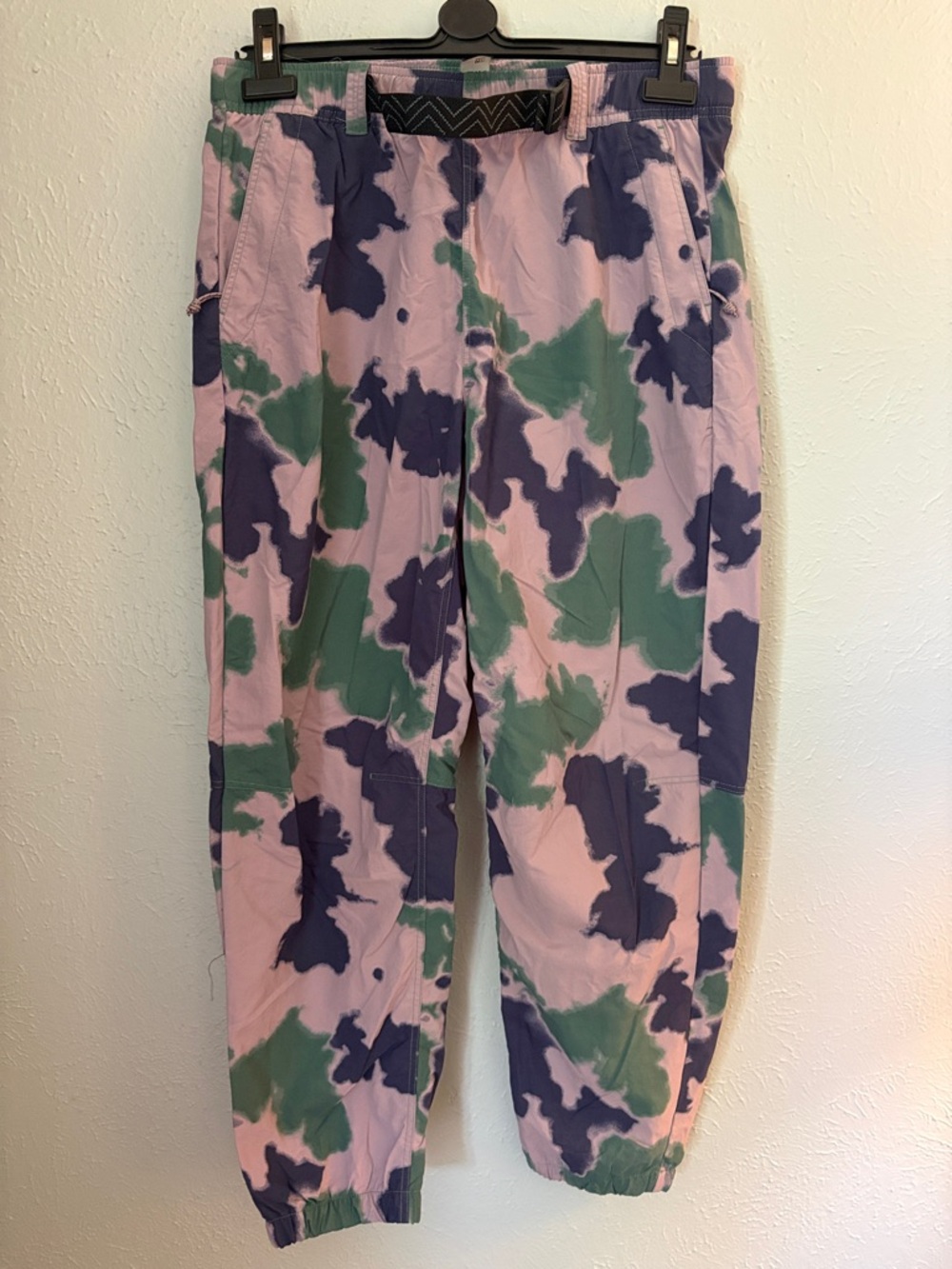 Mountain Hardwear Green & Purple Camo Joggers